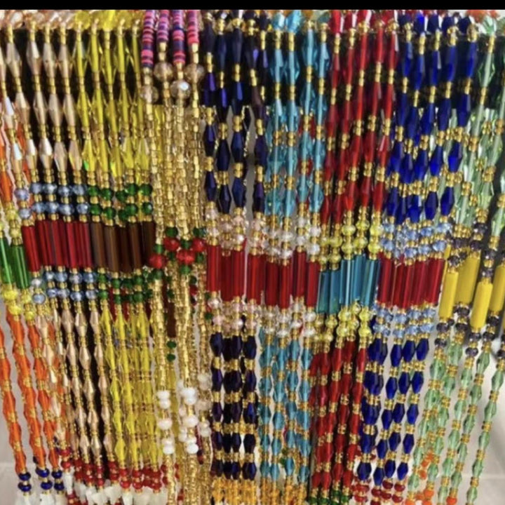 Multicolor Beaded Waist Set